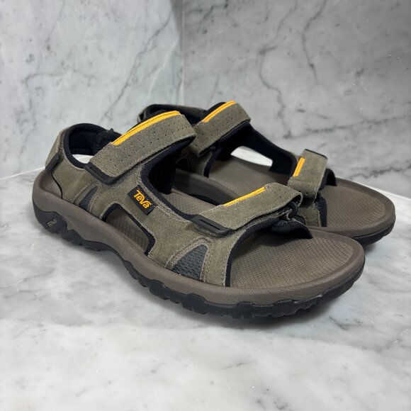 Teva Men's Katavi 2 Suede Hiking Sandal US Size 12 Bungee Cord 1019192 - Picture 2 of 9